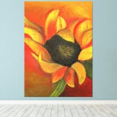 2011年9月ひまわり キャンバスプリント (インサイチュ (ウッドフロア))