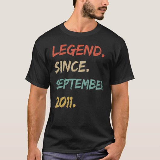 2011年9月11日11th Birから11歳の伝説 Tシャツ (正面)