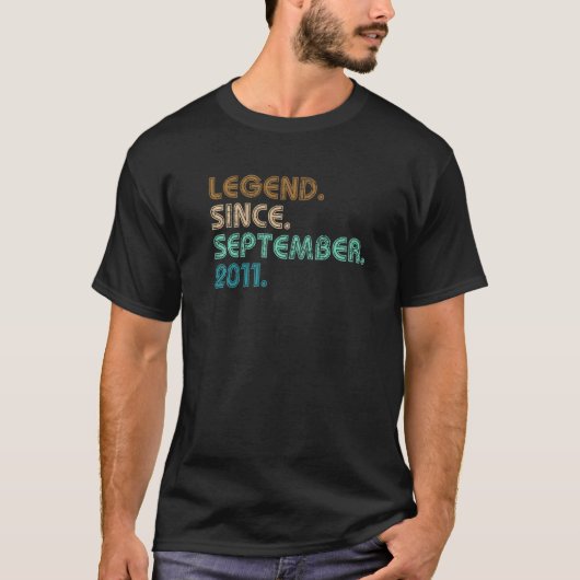 2011年9月11日11th Birから11歳の伝説 Tシャツ (正面)