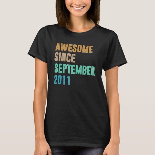 2011年9素晴らし月11日以来11歳 Tシャツ (正面)