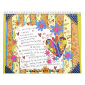 2011年-お洒落なキリスト教のカレンダー カレンダー (カバー)