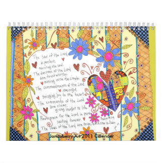 2011年-お洒落なキリスト教のカレンダー カレンダー