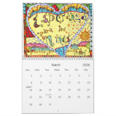 2011年-お洒落なキリスト教のカレンダー カレンダー (3月 2026)