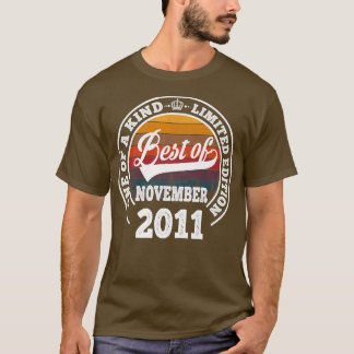 2011最高の年11月第11誕生日ギフト11Ye Tシャツ