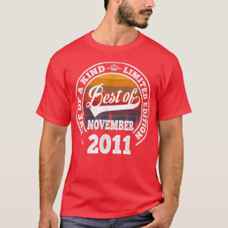 2011最高の年11月第11誕生日ギフト11Ye Tシャツ