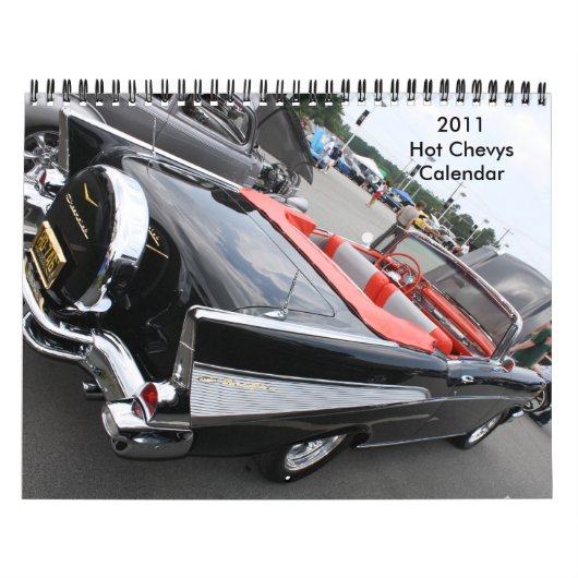 2011熱いChevysのカレンダー カレンダー (カバー)