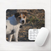 2011犬カレンダー – Parson Jack Russell Terrier マウスパッド (マウス)