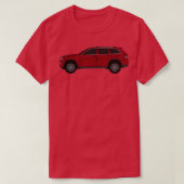 2011現在のSUV 4X4 WK2赤 Tシャツ (デザイン正面)