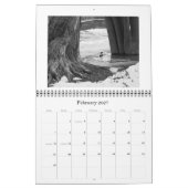 2011白黒カレンダー カレンダー (2月 2027)