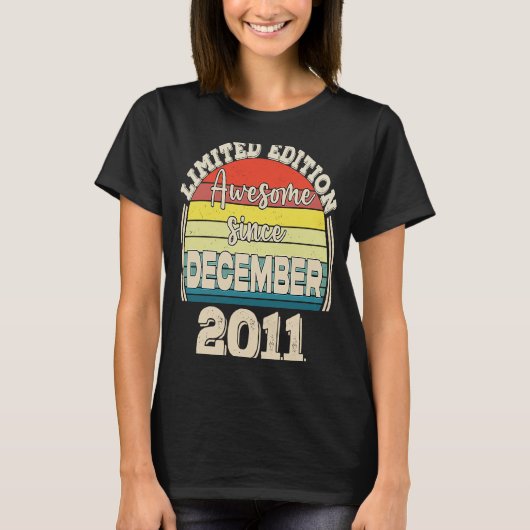 2011素晴らし年12月以生まれ後のパパM Tシャツ (正面)