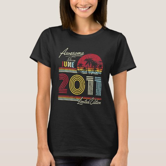 2011素晴らし年6月11誕生日以降 Tシャツ (正面)