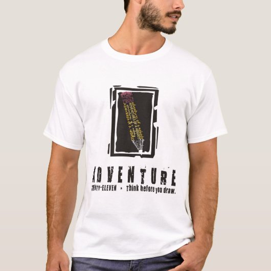 2011限定版の冒険のティー Tシャツ (正面)