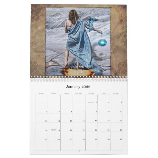 2011魅了された地図のカレンダー カレンダー (1月 2026)