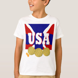 2012の米国のスポーツの金メダルのKidsTワイシャツのギフト Tシャツ