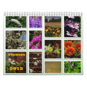 2012の花のカレンダー カレンダー (カバー)