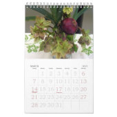 2012の花の芸術 カレンダー (3月 2027)