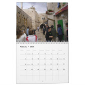 2012エルサレム古い市 カレンダー (2月 2026)