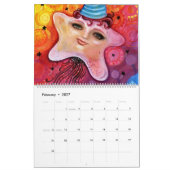2012カレンダーエールのディアズのスタジオの芸術 カレンダー (2月 2027)