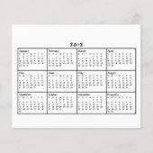 2012カレンダー チラシ (正面)