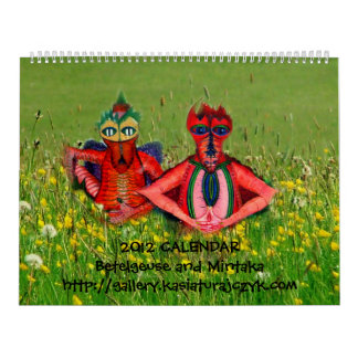 2012カレンダー-ベテルギウスおよびMintaka カレンダー