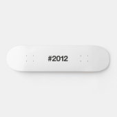 2012ハッシュタグ13誕生日記念日 スケートボード (横)
