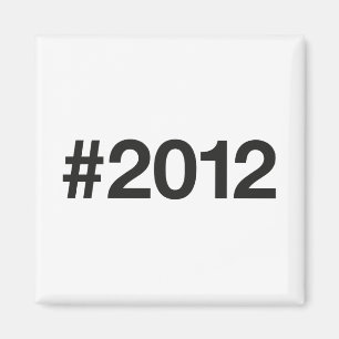2012ハッシュタグ13誕生日記念日 マグネット