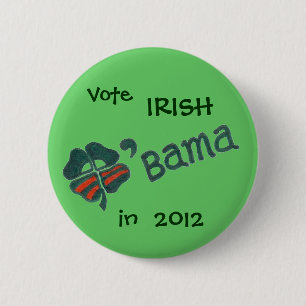 2012ボタンのO'bama 缶バッジ