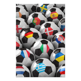 2012人のヨーロッパ人のサッカー選手権 フォトプリント