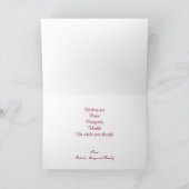 2012人の辰年の中国人の年賀状 シーズンカード (内部)