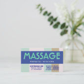 2012出生前のマッサージのパステル 名刺 (スタンド正面)