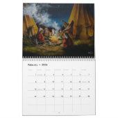 2012南西および先住民アメリカンインディアンアート カレンダー (2月 2026)