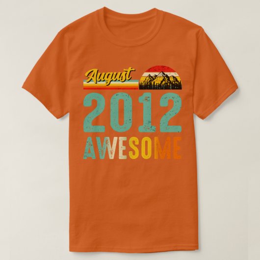 2012威厳がある誕生日ギフトシャツヴィンテージ威厳がある201 Tシャツ (デザイン正面)