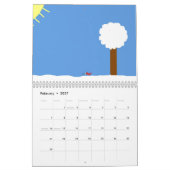 2012季節のカレンダー カレンダー (2月 2027)