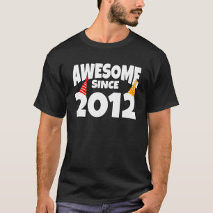 2012年から10素晴らし番目の誕生日 Tシャツ
