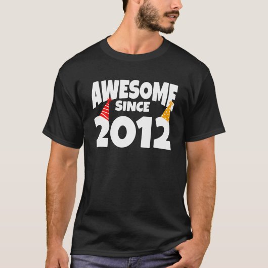2012年から10素晴らし番目の誕生日 Tシャツ (正面)