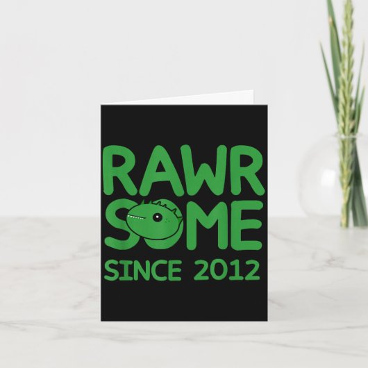 2012年からRawrsome - 面白いモンスターの服のデザイン カード (正面)