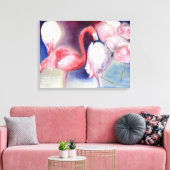 2012年かわいらしピンク キャンバスプリント (インサイチュ (リビング))