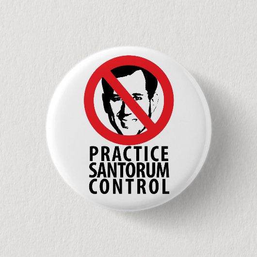 2012年にないリックSantorum 缶バッジ (正面)