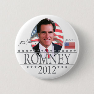 2012年にチームRomney 缶バッジ