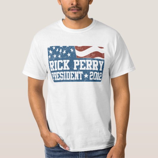2012年に大統領のためのRick Perry Tシャツ (正面)