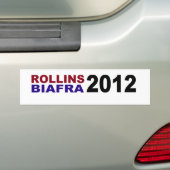 2012年にROLLINS/BIAFRA バンパーステッカー (車上)