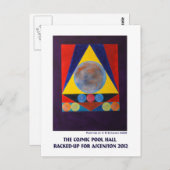 2012年のアセンションに向けてスペースプールホールが上昇 ポストカード (正面/裏面)