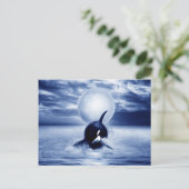 2012年のクジラと月 ポストカード (スタンド正面)