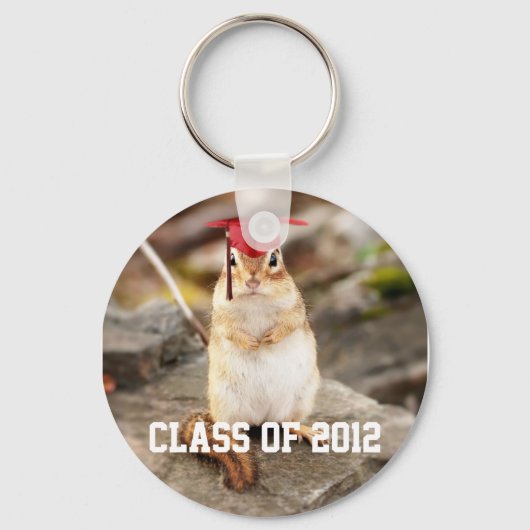2012年のクラスChipmunk Keychain卒業 キーホルダー (正面)
