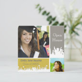 2012年のグレーとイエローのシニア写真クラス 案内状 (スタンド正面)