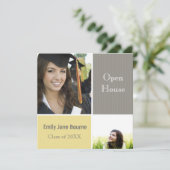 2012年のグレーとイエローのシニア写真クラス 案内状 (スタンド正面)