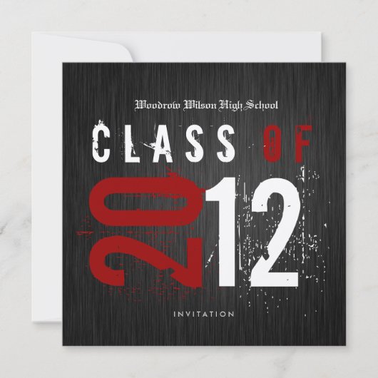 2012年のブエレガントラック·アンド·メタリック·金ゴールド·クラス 招待状 (正面)