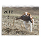 2012年のブリッタニーのカレンダー カレンダー (カバー)
