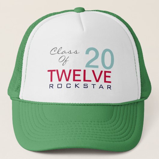 2012年のロックスターのトラック運転手の帽子のクラス(緑) キャップ (正面)