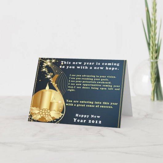 2012年の予言の言葉 シーズンカード (正面)